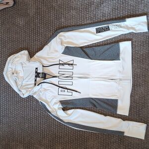 Victoria's Secret PINK Track Jacket Hoodie Size XS